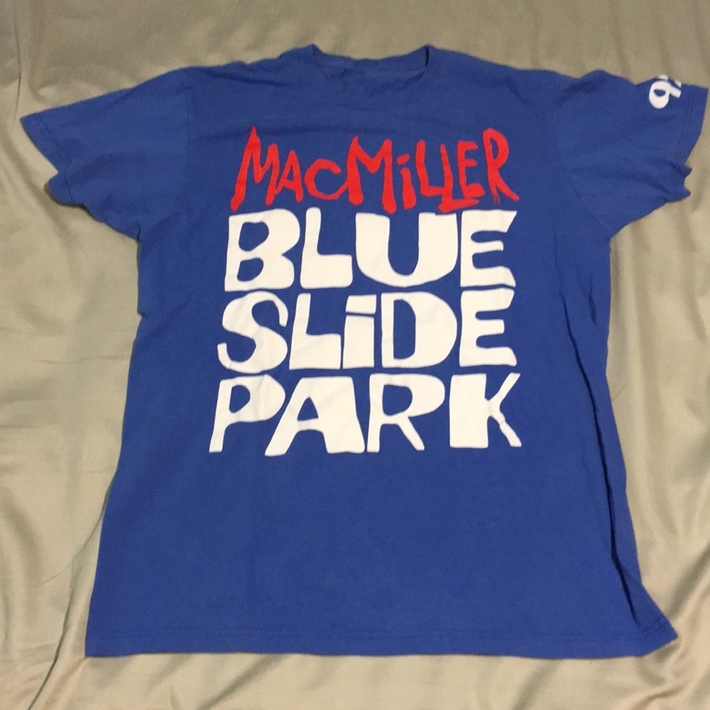Mac Miller Blue Slide Park Shirt Large 🔥 RARE!